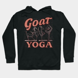 Goat Yoga Pose Class Hoodie